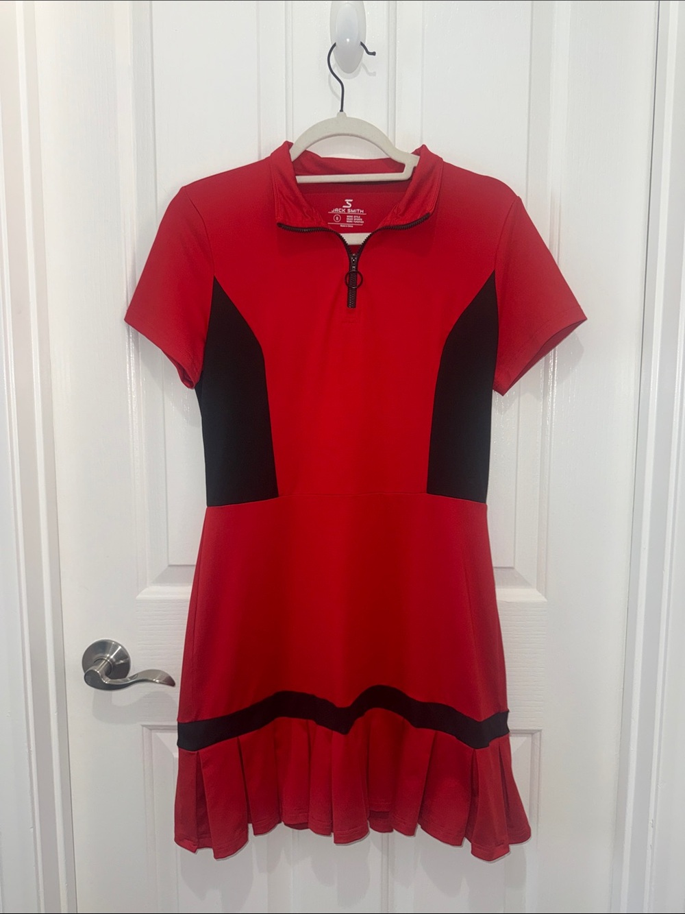 Jack Smith Red & Black Active Tennis Golf Pickleball Dress - Women’s Small